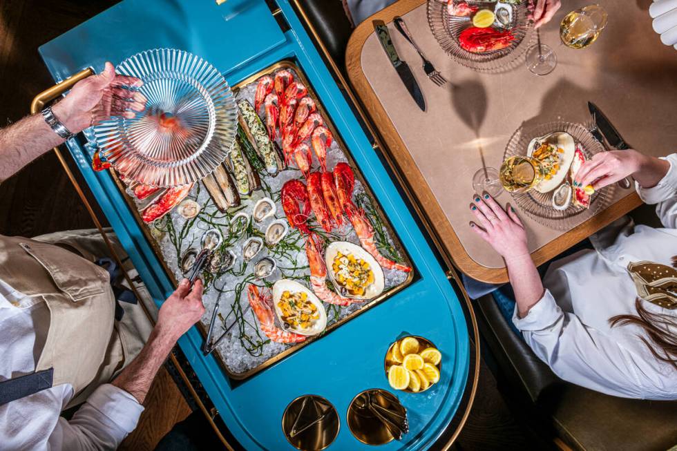 A seafood trolley will be a highlight at Bourbon Steak, a restaurant from celebrated chef Micha ...