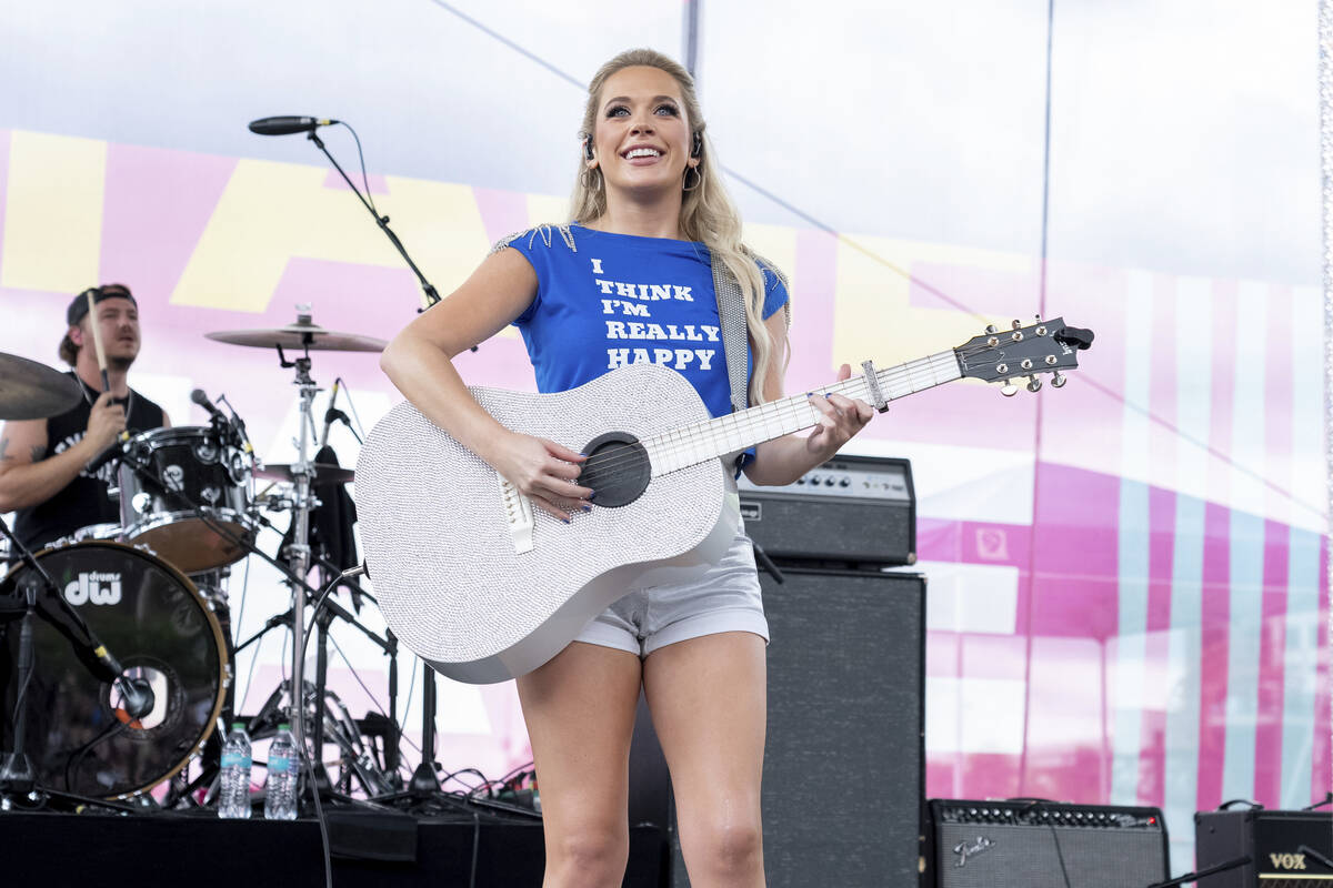Megan Moroney performs during CMA Fest on Sunday, June 9, 2024, in Nashville, Tenn. (Photo by A ...