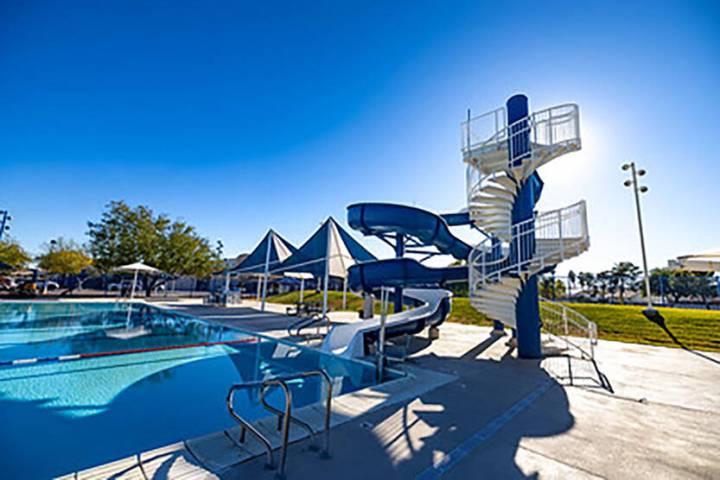 The Silver Mesa Pool on Allen Lane in North Las Vegas is shown in this undated photo. (North La ...