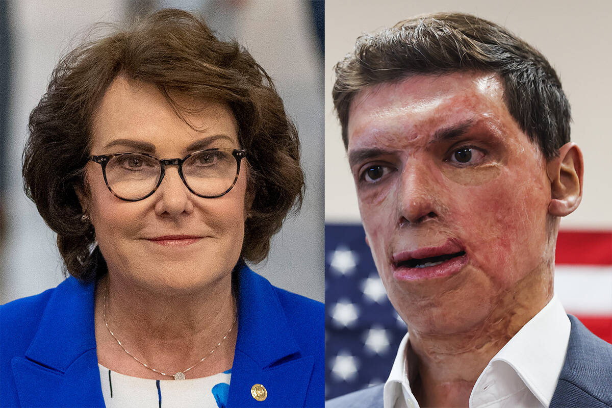 Incumbent Democrat Sen. Jacky Rosen will face off with Republic candidate Sam Brown in the Nove ...