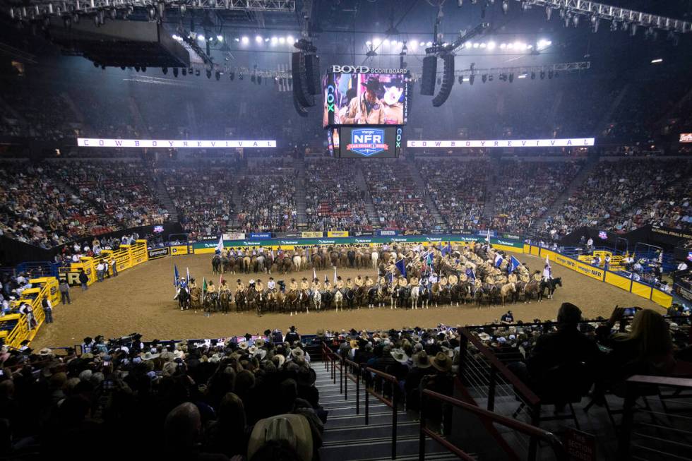 Contestants take the stage before trying their luck in the seventh go-round of the National Fin ...