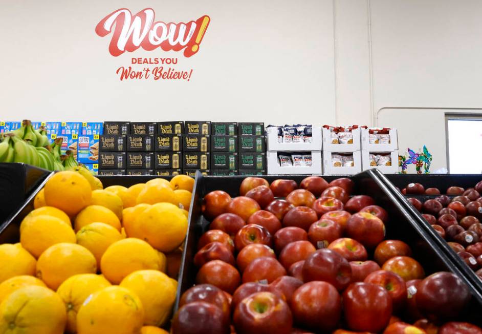 Discounted produce on display at Grocery Outlet Bargain Market, on Wednesday, June 19, 2024, in ...