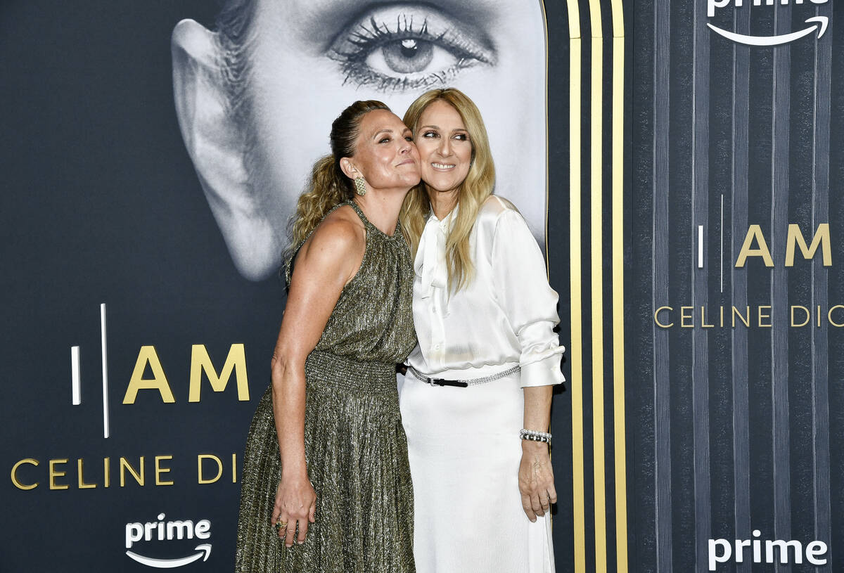 Director Irene Taylor, left, and Celine Dion attend the Amazon MGM Studios special screening of ...