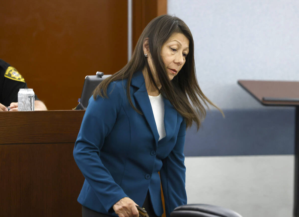 Former Las Vegas Police detective Pamela Bordeaux, accused of shooting and killing her former s ...