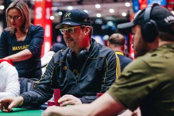 Professional poker player Phil Hellmuth participates in the $10,000 buy-in 6 Max No Limit Hold& ...