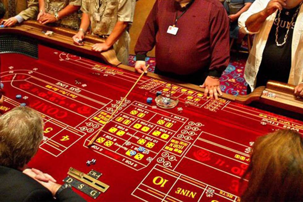 Craps table (AP Photo/The Herald, Dan Bates)