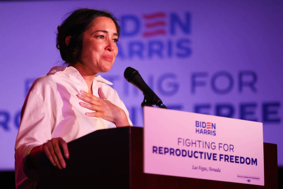 Alexis Gonzalez-Black shares her abortion story before Rep. Alexandria Ocasio-Cortez, D-N.Y., i ...