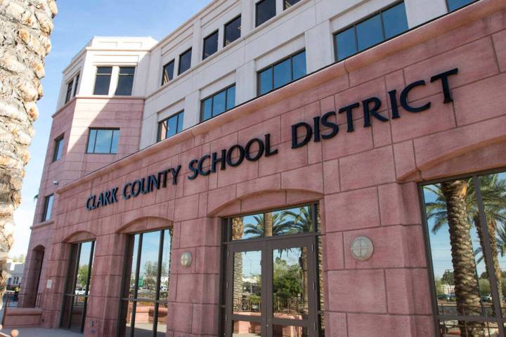 Clark County School District administration building at 5100 W. Sahara Ave. in Las Vegas. (Las ...