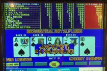 A California visitor won a $109,509 jackpot after hitting a sequential royal flush playing vide ...