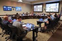 The Nevada System of Higher Education's Board of Regents hold a special meeting to vote on thei ...