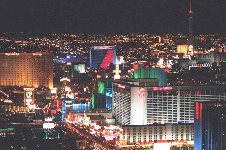 The Las Vegas Strip in 1996. (Las Vegas Review-Journal/File)