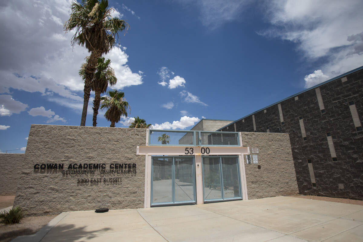 Cowan Sunset High School on June 25, 2024, in Las Vegas. (Daniel Jacobi II/Las Vegas Review-Jou ...