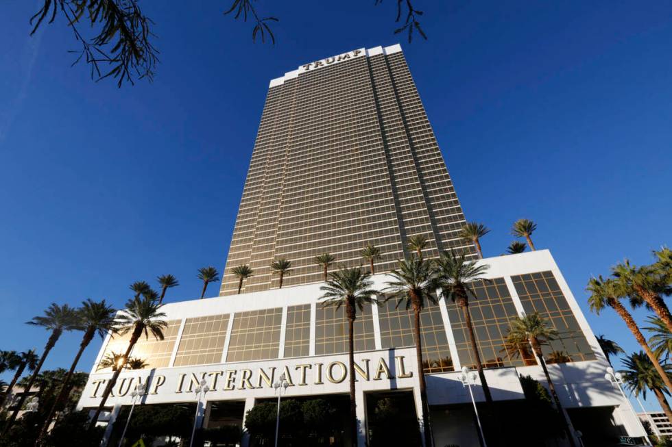 Trump International hotel is seen in Las Vegas on Dec. 12, 2018. (Las Vegas Review-Journal)