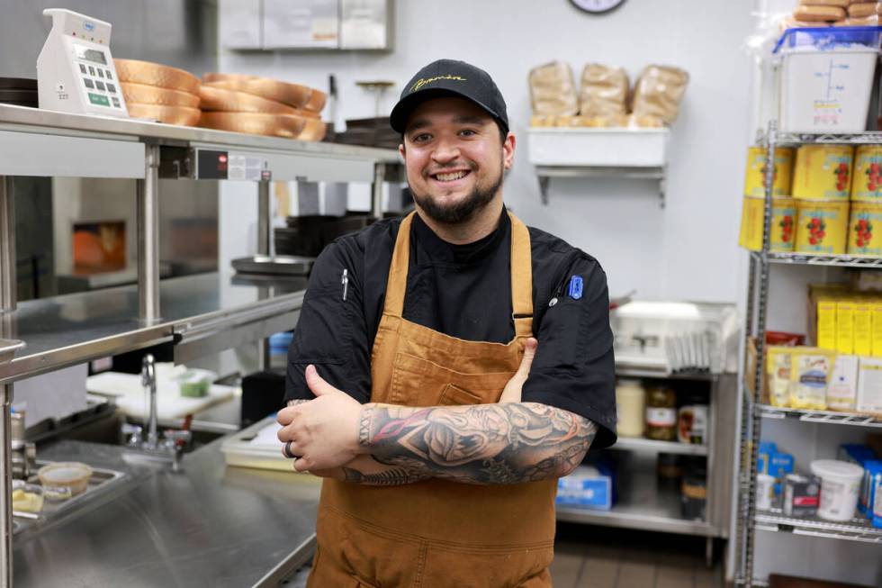 Executive chef Joe Valdez III at the new Bramàre on Paradise Road in Las Vegas, Monday, July 1 ...