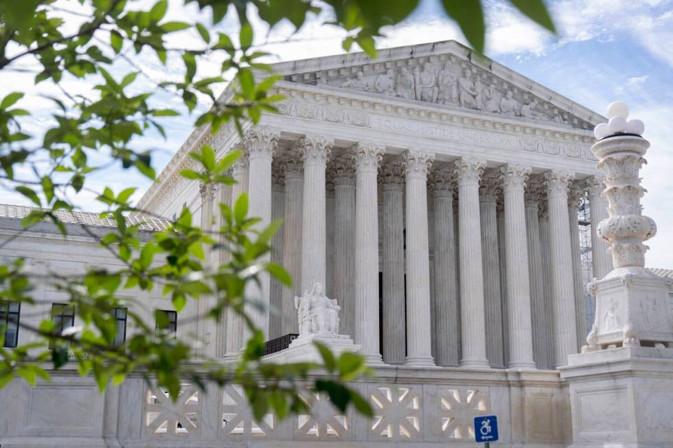 FILE - The Supreme Court building is seen on June 27, 2024, in Washington. Supreme Court justic ...