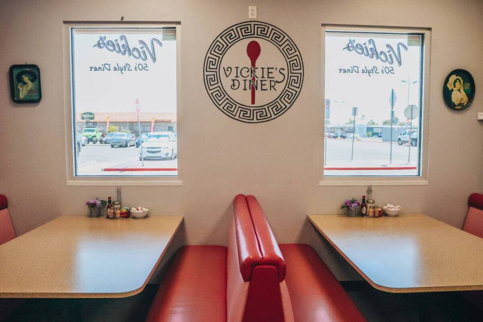 The inside of Vickie’s Diner, which is located inside of the Commercial Center, is seen ...