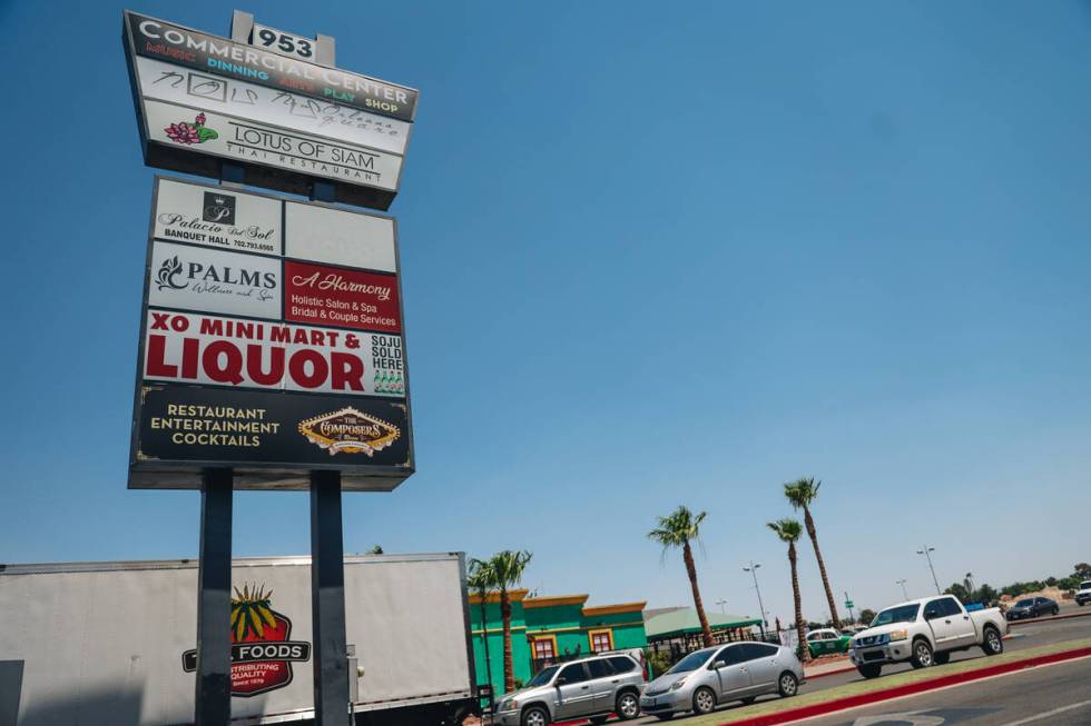 The Commercial Center is seen on Thursday, June 27, 2024, in Las Vegas. Madeline Carter/Las Veg ...