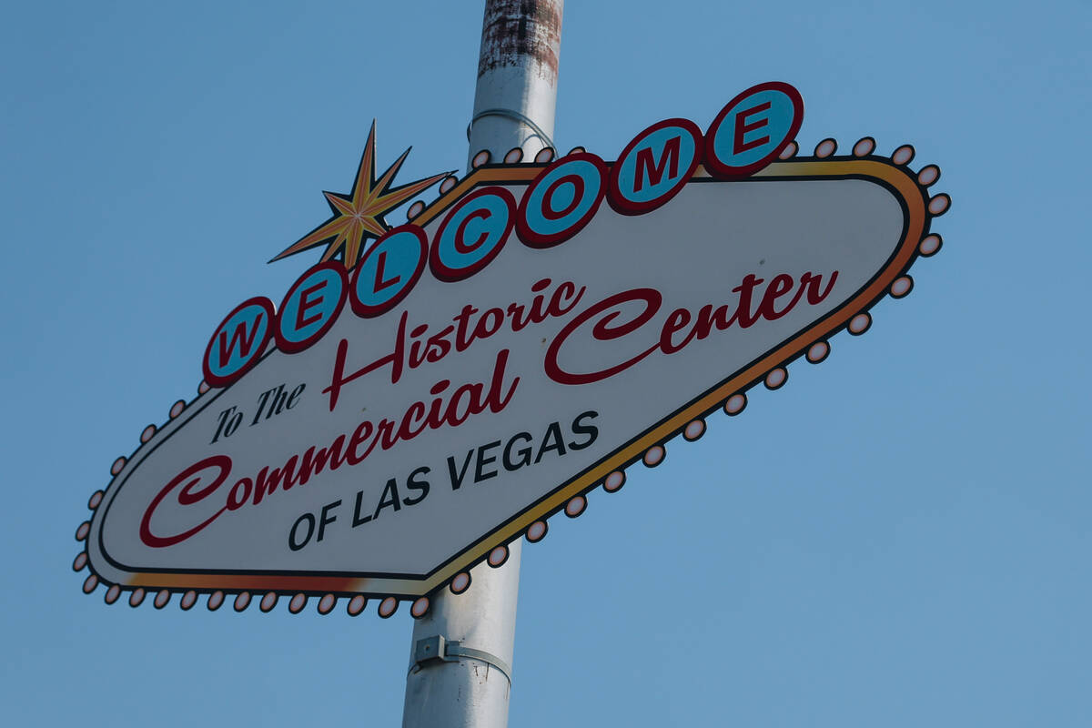 The Commercial Center is seen on Thursday, June 27, 2024, in Las Vegas. Madeline Carter/Las Veg ...
