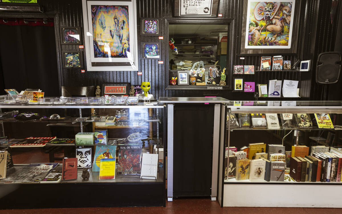 Items on display at Avantpop Bookstore at Commercial Center, one of the earliest major retail c ...