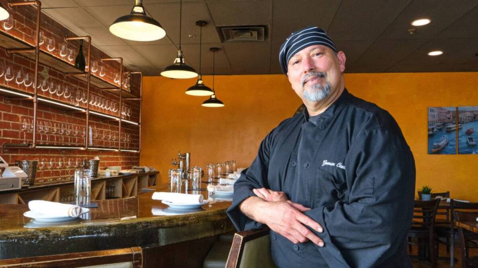 Chef German Castellanos is co-founder of Aromi Italian Restaurant & Wine Bar in Summerlin, west ...