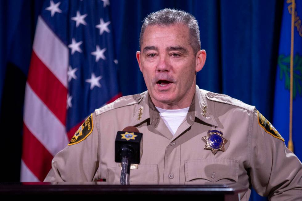 Metropolitan Police Department’s Undersheriff Andrew Walsh speaks during a media briefin ...