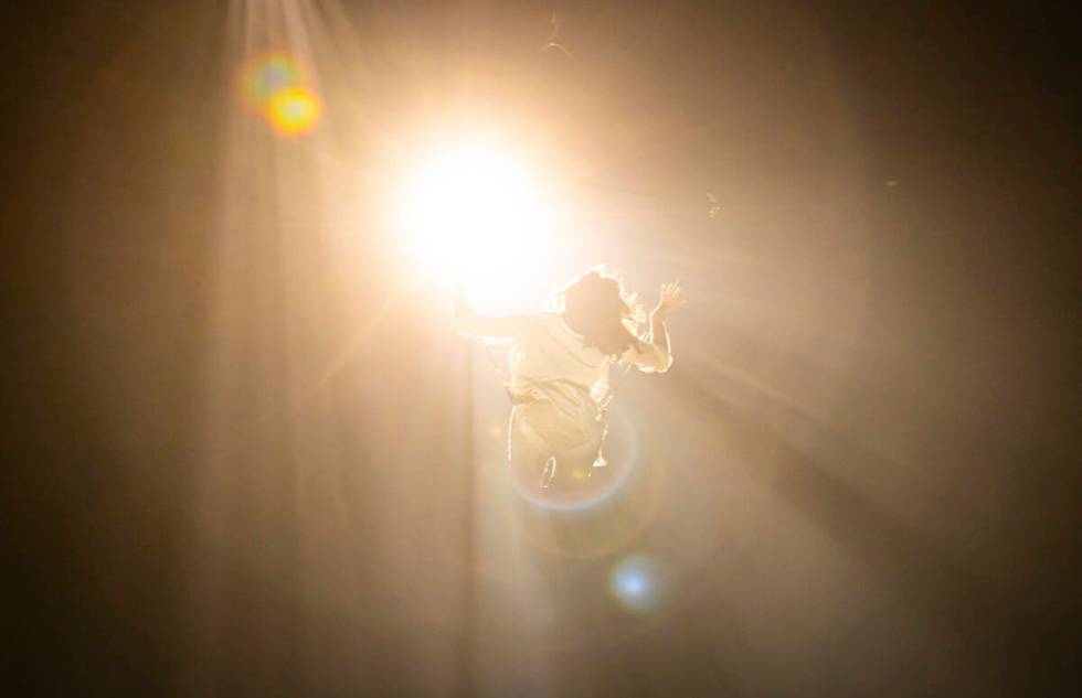 The cast of Cirque du Soleil’s The Beatles “LOVE” performs their second to ...