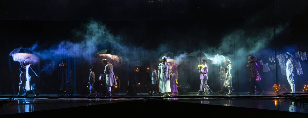 The cast of Cirque du Soleil’s The Beatles “LOVE” performs their second to ...