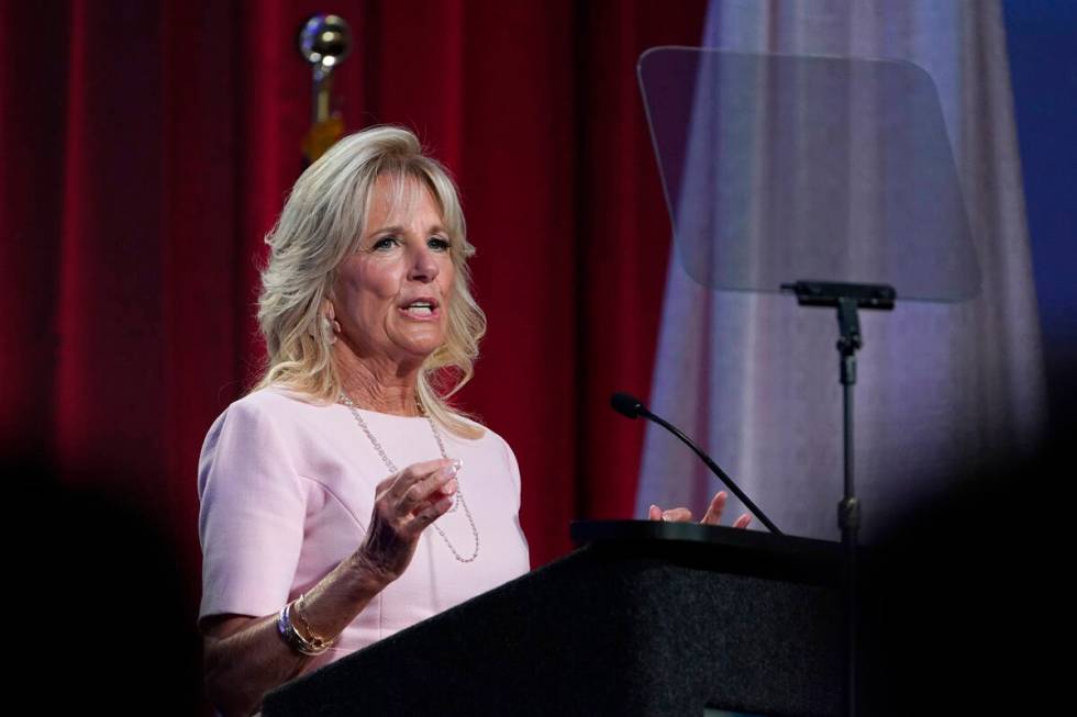 First lady Jill Biden. (AP Photo/Susan Walsh)