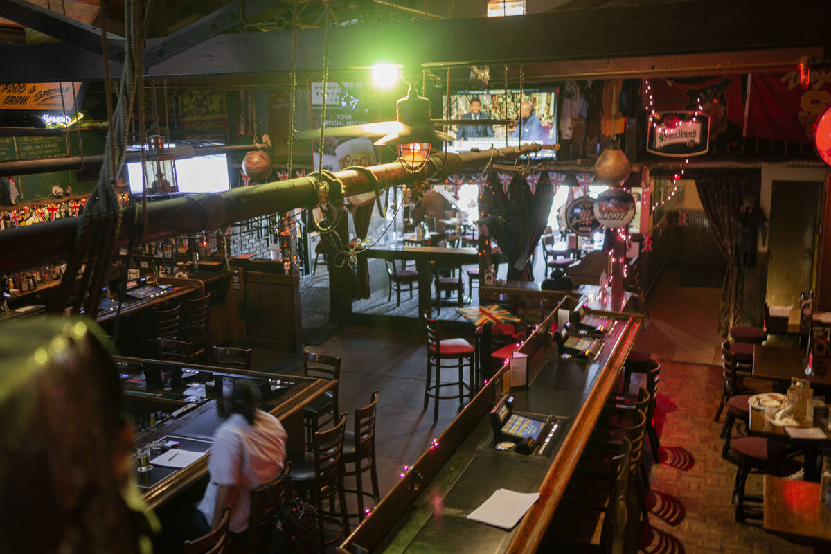 The allegedly "haunted" Crown & Anchor Pub in Las Vegas on Friday, Oct. 25, 2019. ...