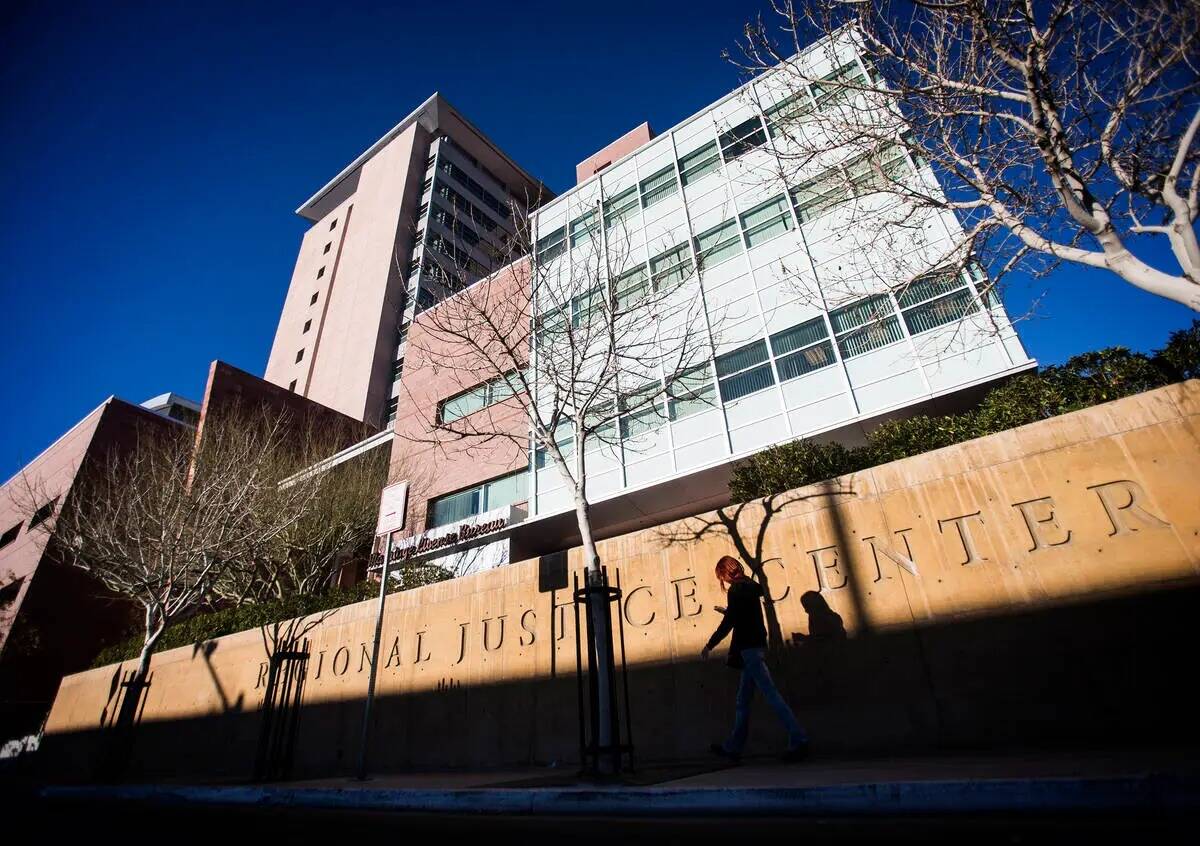 The Regional Justice Center, which contains Las Vegas Justice Court. (Las Vegas Review-Journal)
