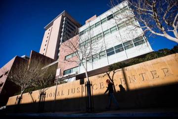 The Regional Justice Center, which contains Las Vegas Justice Court. (Las Vegas Review-Journal)