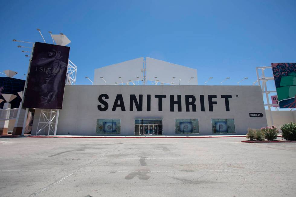 Sanithrift at the Primm Mall Tuesday, July 2, 2024, in Primm. (Daniel Jacobi II/Las Vegas Revie ...