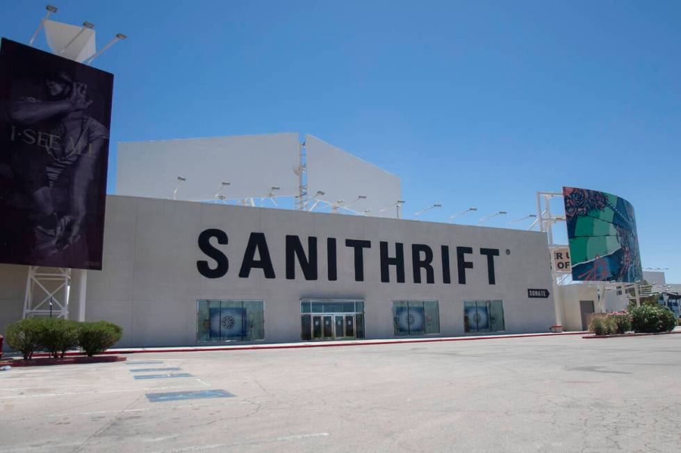 Sanithrift at the Primm Mall Tuesday, July 2, 2024, in Primm. (Daniel Jacobi II/Las Vegas Revie ...