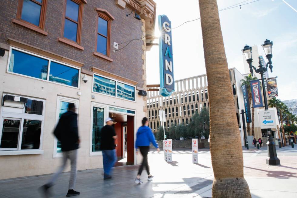 The Downtown Grand Hotel and Casino, as seen on Friday, Dec. 15, 2023, in Las Vegas. The Downto ...