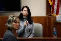 Gypsy Rose Blanchard takes the stand Nov. 15, 2018, in Springfield, Mo., during the trial of he ...