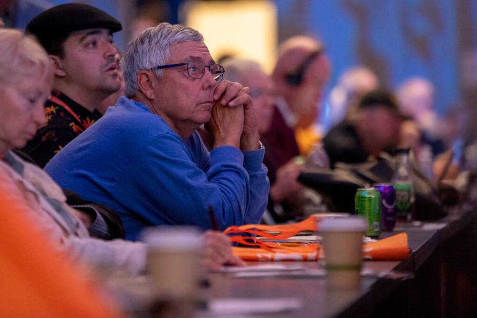 Attendees listen to Independent presidential candidate Robert F. Kennedy Jr. speak during the F ...