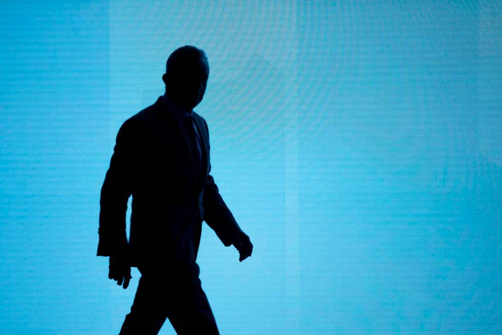 Independent presidential candidate Robert F. Kennedy Jr. walks on stage during the Freedom Fest ...