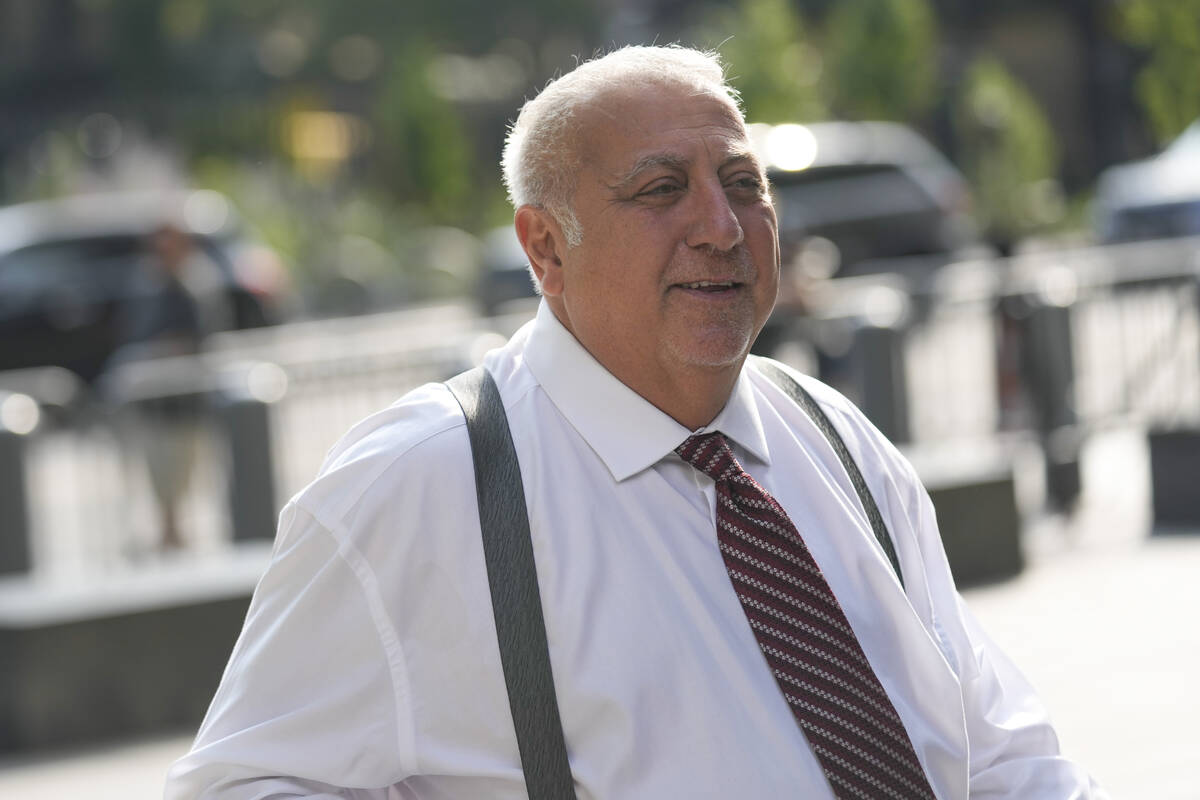 Fred Daibes enters federal court in New York, Monday, July 15, 2024. (AP Photo/Seth Wenig)