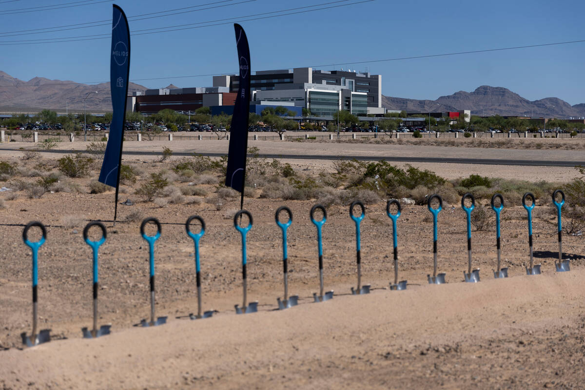 The 135-acre site in North Las Vegas where a medical campus is planned. (Erik Verduzco/Las Vega ...