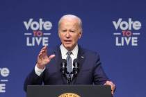 FILE - President Joe Biden speaks at a 2024 Prosperity Summit, July 16, 2024, in North Las Vega ...