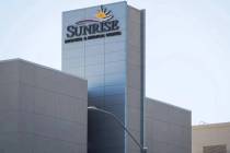 Sunrise Hospital and Medical Center (Amaya Edwards/Las Vegas Review-Journal)