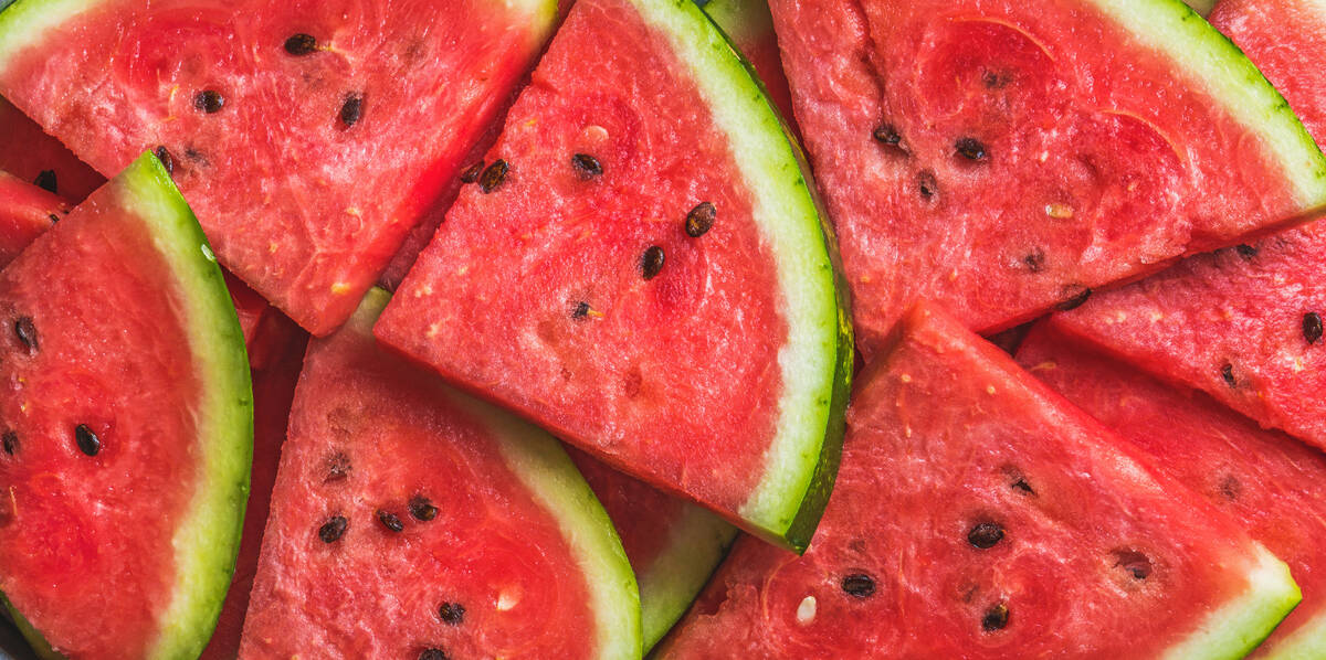 Watermelon is loaded with the antioxidant lycopene, which is linked to decreased risk of cancer ...