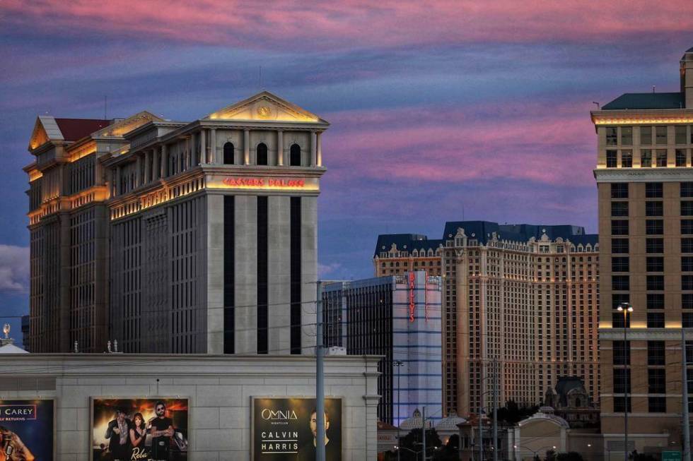 Caesars Palace on the Las Vegas Strip pictured in this file photo. (Las Vegas Review-Journal/Ar ...