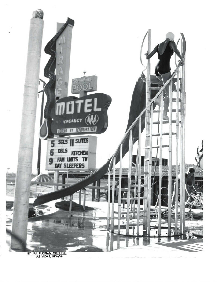 Before there was The Mirage megaresort, two Las Vegas motels used the name. (Elayne Rosoff)