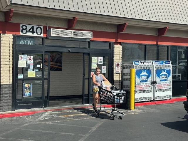 Marketon store exit on the corner of West Washington Avenue and North Decatur Boulevard on July ...