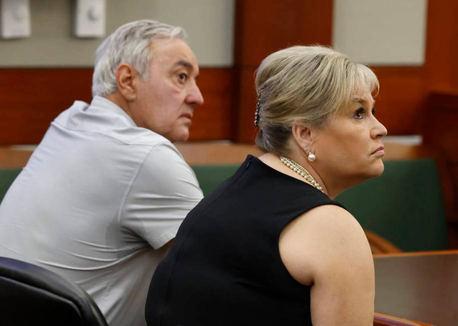 Paul and Julie Page, the parents of shooting victim Ashley Prince, appear in court during a hea ...