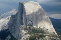 This August 2011 file photo shows Half Dome and Yosemite Valley in a view from Glacier Point at ...