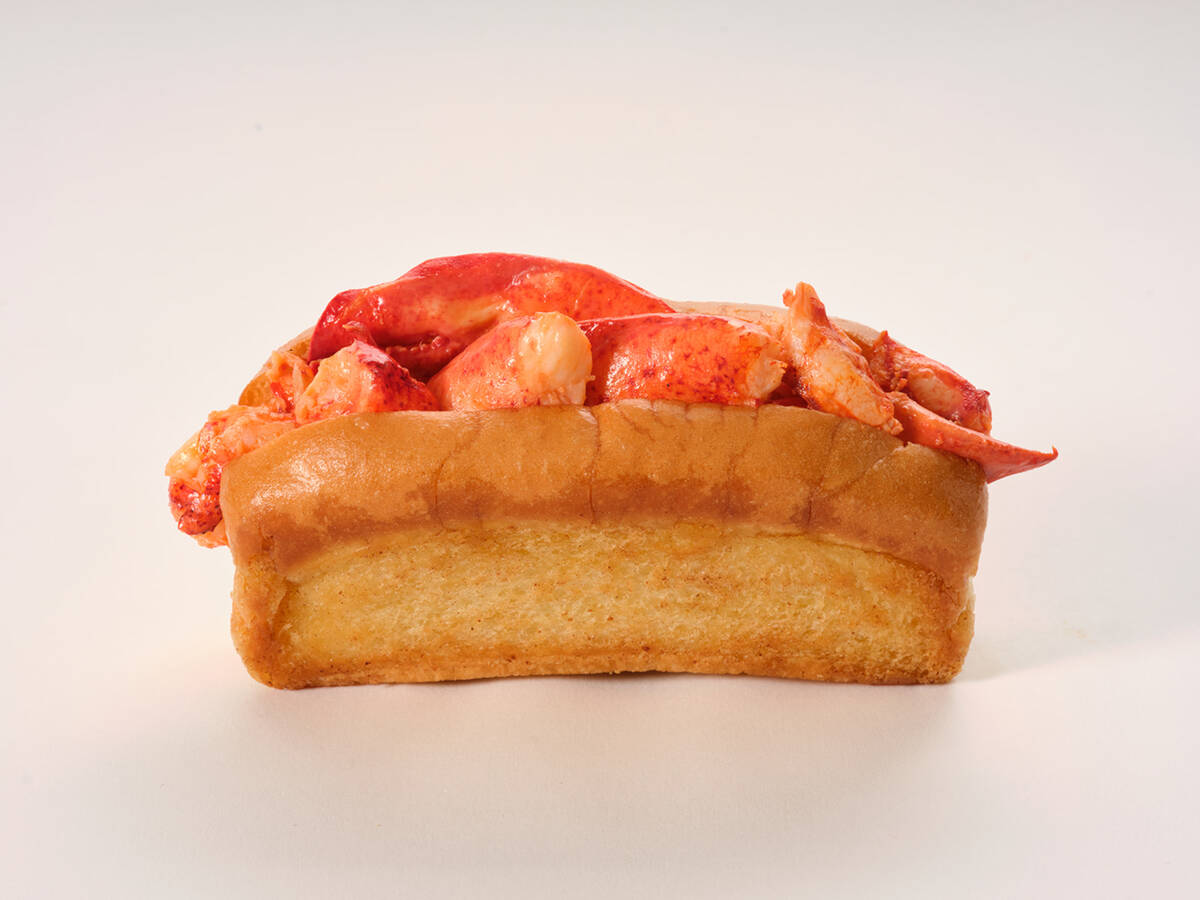 A warm Maine lobster roll from Angie's Lobster, a small restaurant group known for its affordab ...