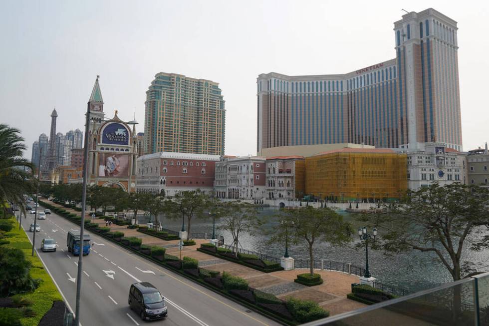 A view of the Cotai Strip on April 10, 2020. (Inside Asian Gaming)