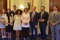Nevada Democratic Senator Jacky Rosen co-hosted a roundtable discussion in Washington on Thursd ...